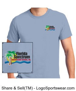 Florida-Spectrum Environmental Embroidered Logo T-Shirt Design Zoom